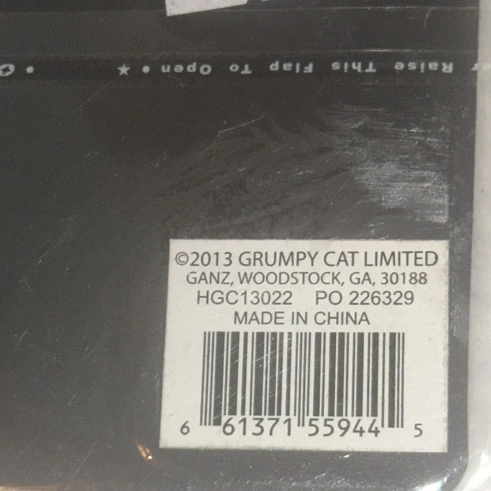 Grumpy Cat Magnet Set‎ 4pc Ganz 2013 Funny Sarcastic Meme Quotes Cat Lover Gift